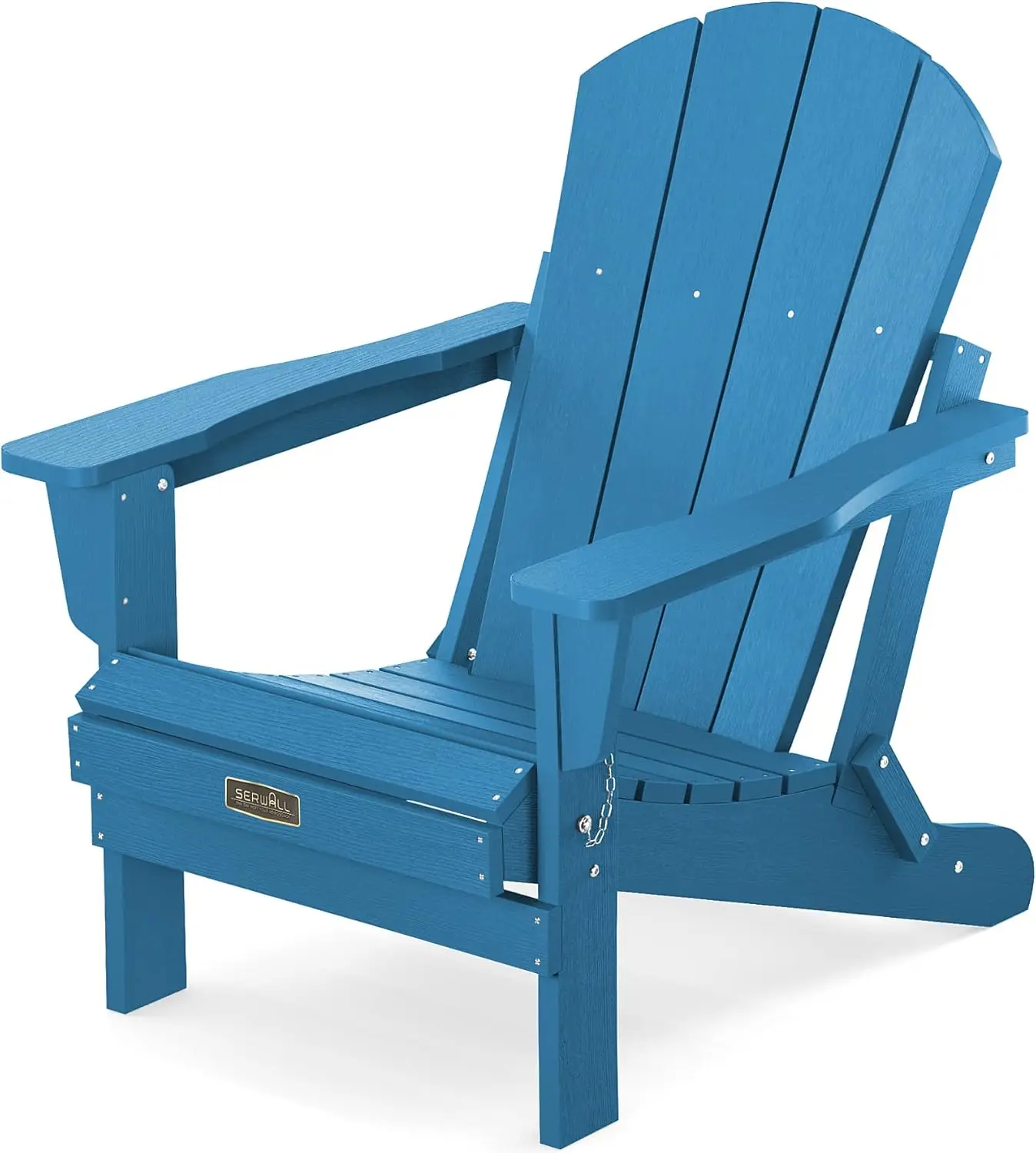 

Folding Adirondack Chair For Patio Garden Outdoors- Sapphire
