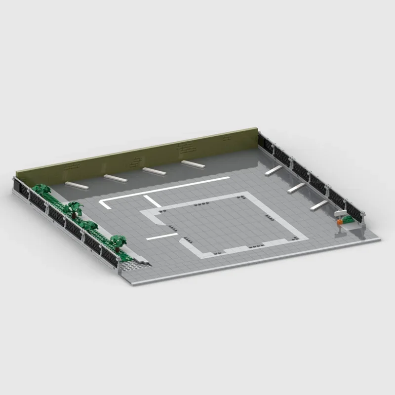 

899PCS MOC Modular Parking Garage Building Blocks DIY Assembly Educational Set For Car Collectors & Kids Creative Play Model