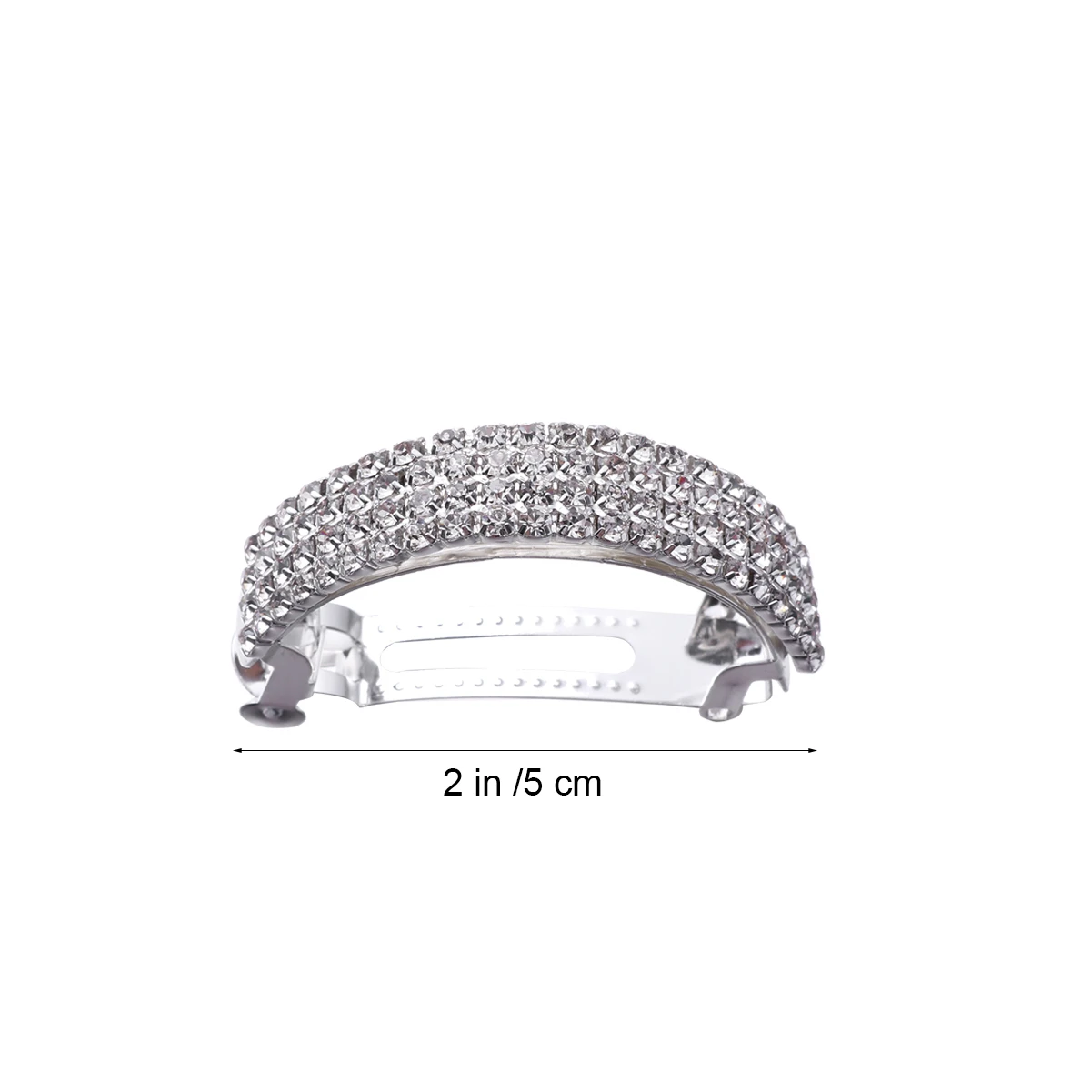 

Rhinestone Hair Clip Barrette Decorative Clips Fancy Barrettes for Women Bling Adults Fine