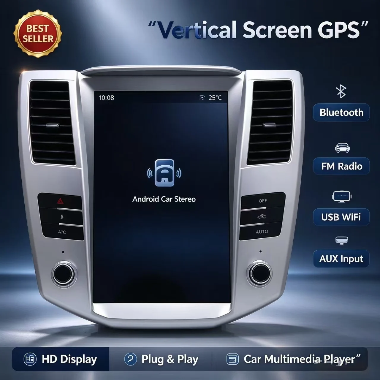 128G Android Car GPS For Lexus RX300 RX330 RX350 RX400h Toyota Harrier Radio Video Player AutoRadio Tape Recorder