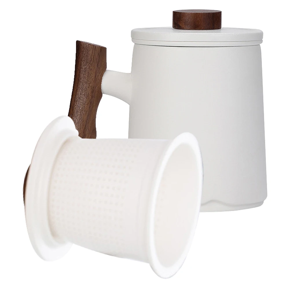 

Tea Water Separation Cup Mug Infuser Porcelain Home Drinking Brewing Coffee Mugs Leakproof