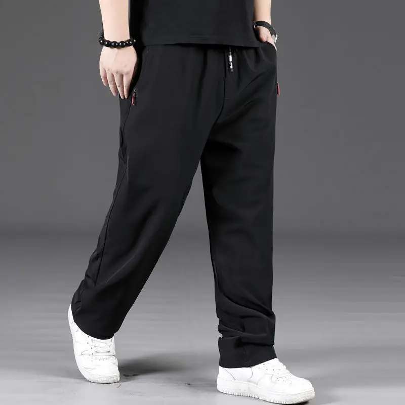 7XL 8XL Plus Size Pants Men Baggy Pants Fashion Casual Elastic Waist Trousers Male Sweatpants Big Size 8XL Pants Male