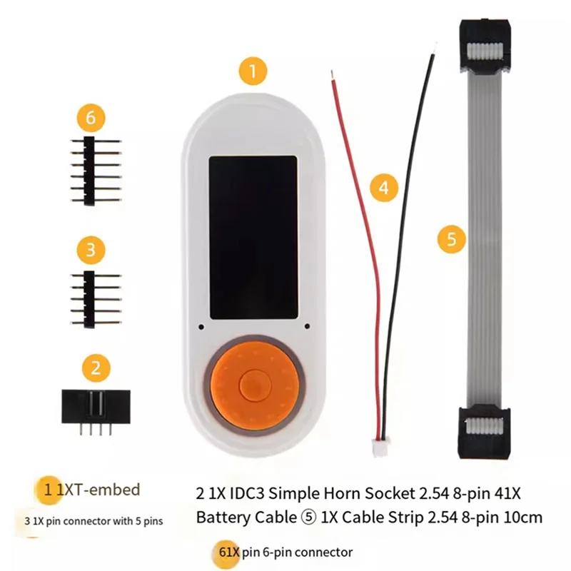 REPLA-T-Embed CC1101 Daya Rendah Ghz RF Transceiver ESP32-S3 PN532 NFC RFID I2C Modul Papan LCD Baterai 1300Mah