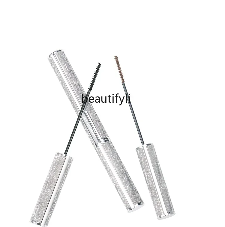 Styling waterproof slender curled dense non-smudging mascara women's extremely fine brush head