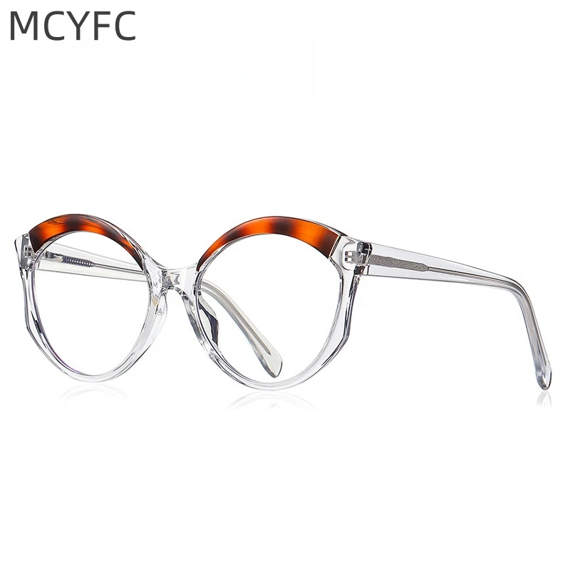 MCYFC British Style Glasses Frames for Women TR90+CP Material Anti Blue Light Glasses Frame Advanced Inspiration Design Eyewear