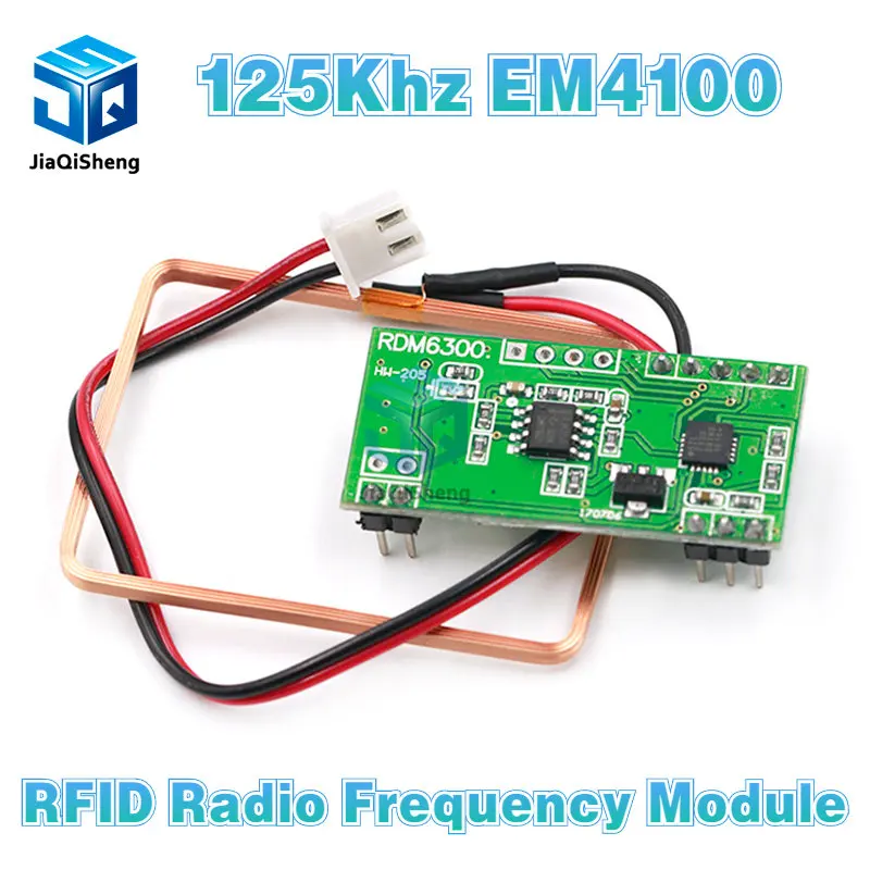 125Khz EM4100 RFID Card Key ID Reader Module RDM6300 (RDM630) For Arduino