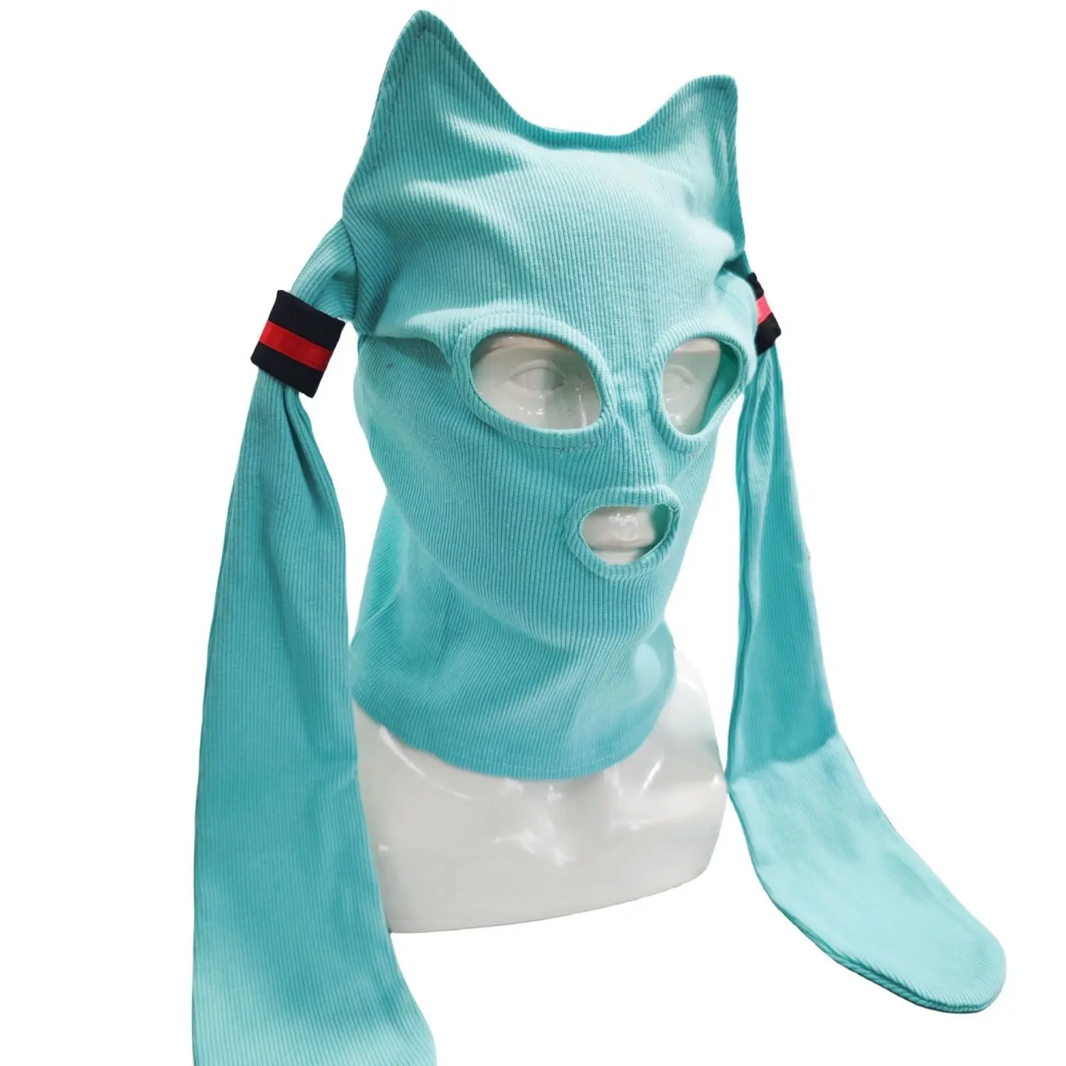 hatsune miku figure anime 2D headgear game hat cute kawaii decorative style essential mask warm cosplay lady birthday gift