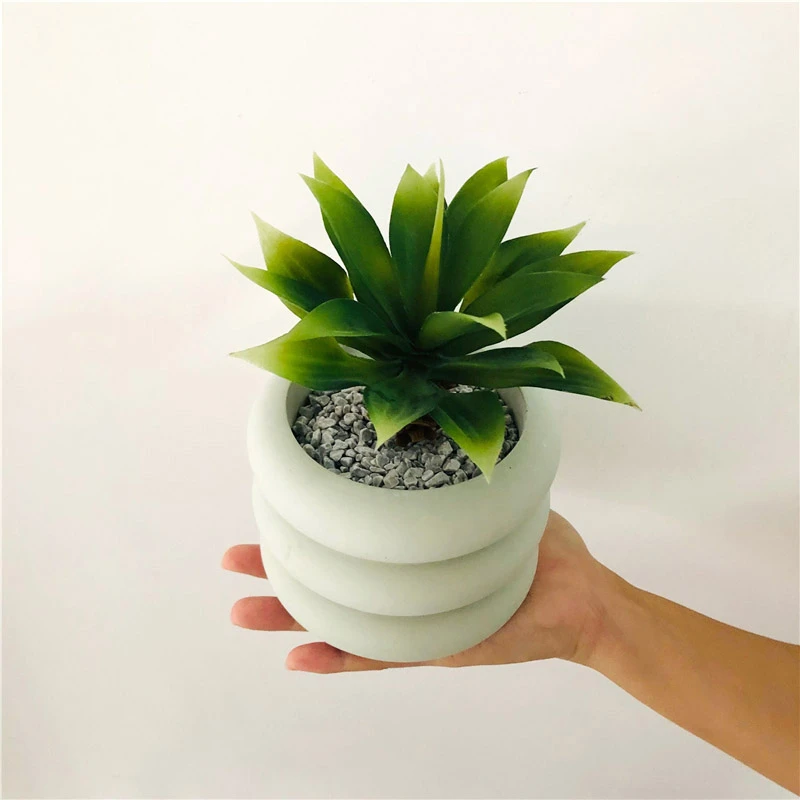 DIY betoniarnia Pot formy silikonowe opony kształty pączki okrągłe piór posiadacze ogrodnictwo dekoracyjne formy cementu epoksydowego formy