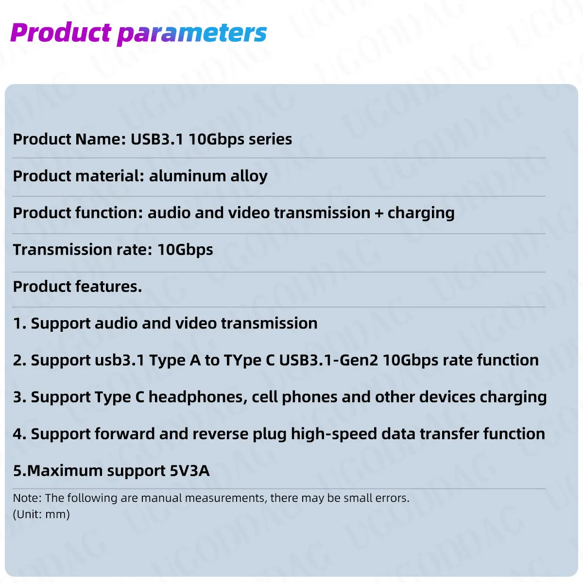 Metalowy Adapter USB C 3.1 OTG 10gbps szybki Transfer danych type-c 3A konwerter ładowania dla Samsung Xiaomi dla Macbook Pro Tablet