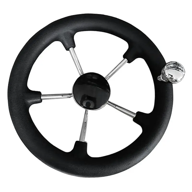 

Superior-Marine 11 Inch Stainless Steel 5 Spoke Steering Wheel Heavy Duty Marine Boat Marine Parts Boat Accessories Fit For Mari