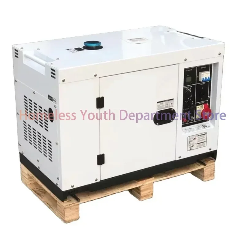 For standby power plants 10 kW sound insulation diesel generator 220 V/380 V 60 Hz three-phase generator, diesel generator 10 kW