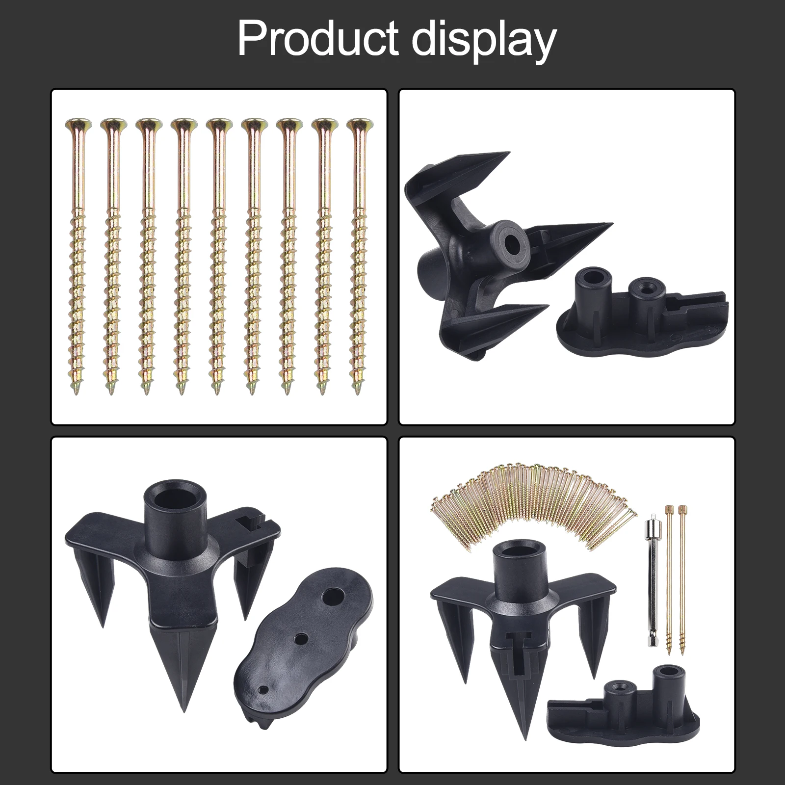 

Brand New Universial Floor Repair Kit Floor Repair Kit Plastic+Steel Material 50 * Screws Application Long-lasting