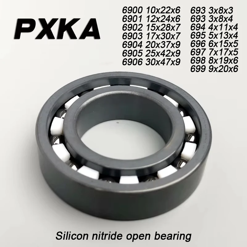Silicon Nitride Ceramic Bearing 6900 6901 6902 6903 6904 6905 6906 693 694 695 696 697 698 699 SI3N4 Bearing
