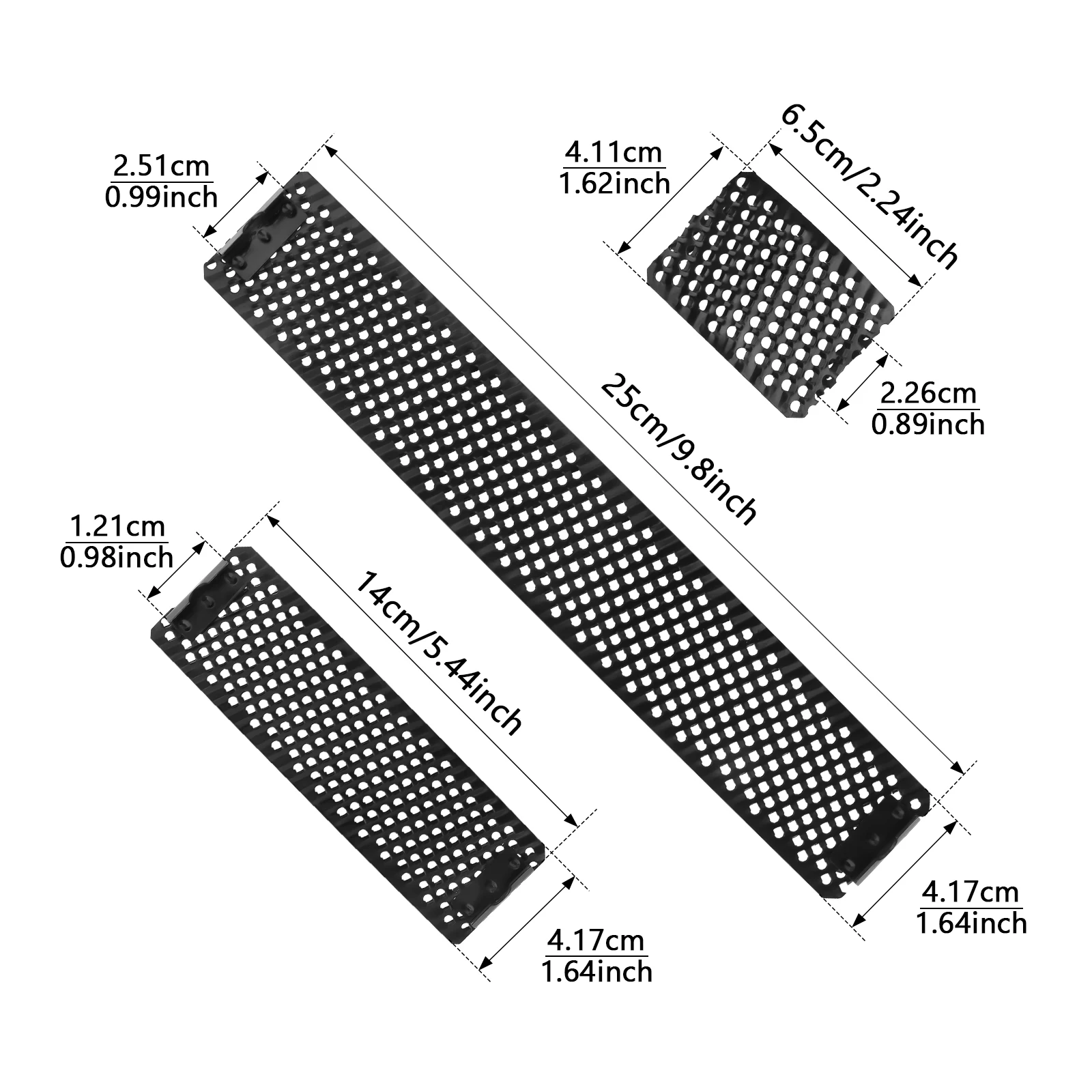 4pcs Surform Shaver Blades Flat Standard Cut Replacement Blade Steel Shaver Cheese Grater Rasp for Hand Plane Scraper