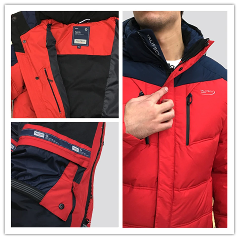 TALIFECK Men Winter Jacket High Quality Padded Jacket Quiltd Coat Patchwork Cotton Coat Parkas Homme European Size Men Clothes