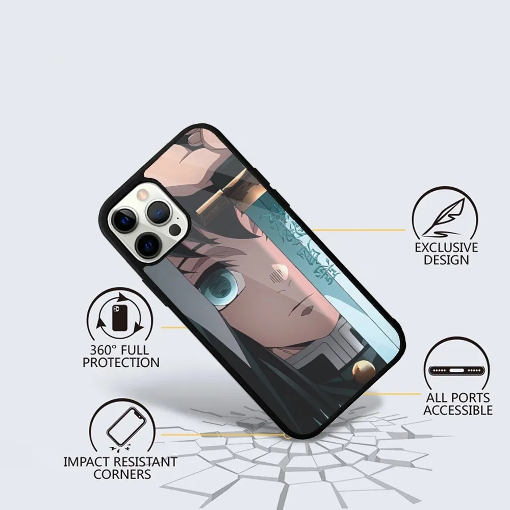 Muichiro Tokito Demon Slayer Phone Case For iPhone 16,15,14,13,12,11,Plus,Pro,Max Mini Magsafe Magnetic Wireless Charging