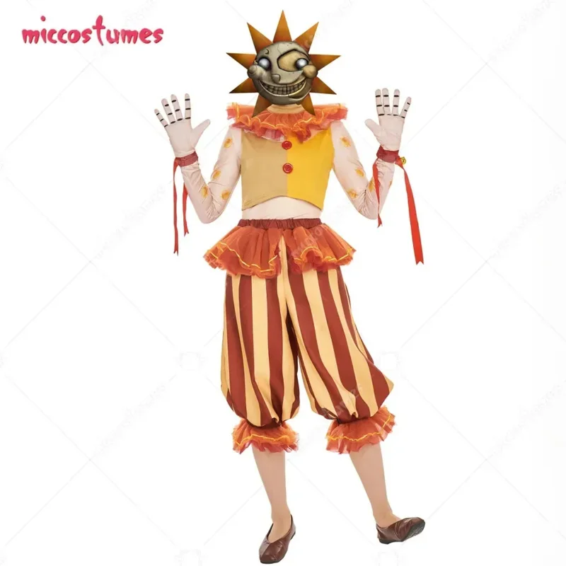 25COSMiccostumes 유니섹스 게임 Sundrop 코스프레 의상 장갑과 머리 장식