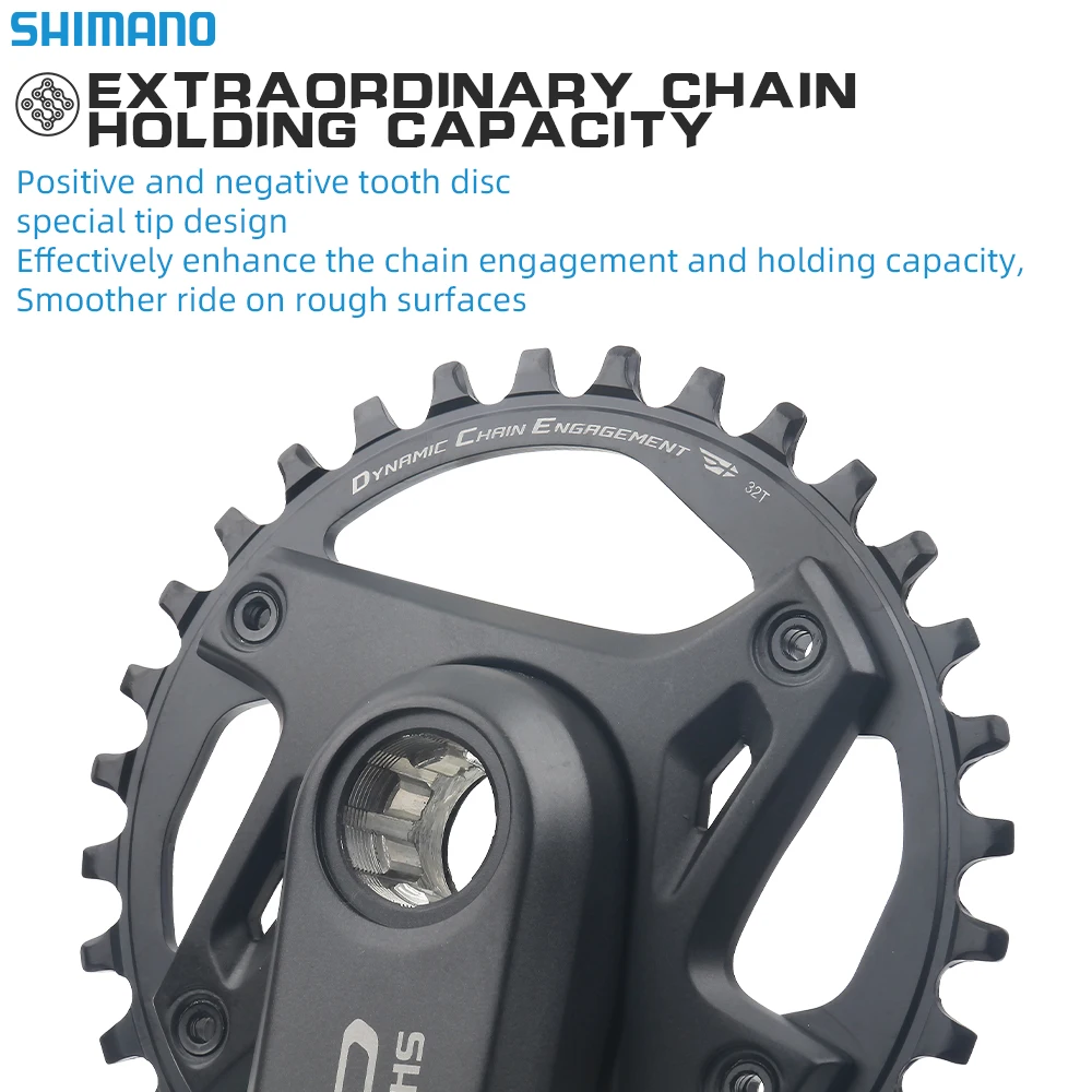 Shimano CUES FC-U6000 Crankset 9/10/11 Speed 170MM/175MM 32T MTB Bicycle Crank Bottom Bracket MT500-PA MT501 BB52