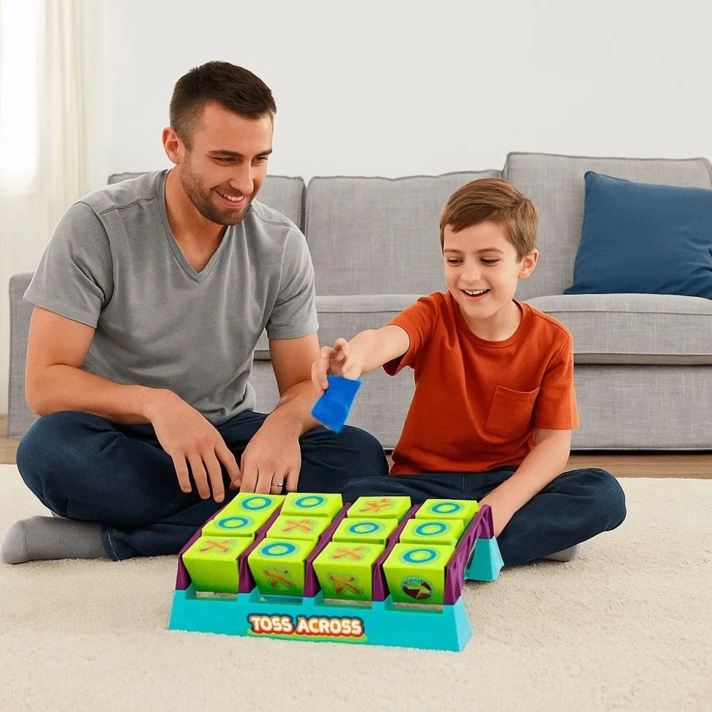 

Plastic Tic Tac Toe Throwing Game Interactive Multiplayer Throwing Game Board Game Early Education Flip Tictactoe Tossing Game
