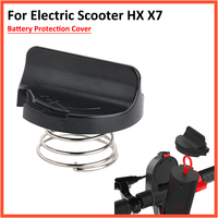 Battery Protection Waterproof Cover for HX X7 Electric Scooter KickScooter Folding Fork Battery Top Plastic Spring Shell Parts