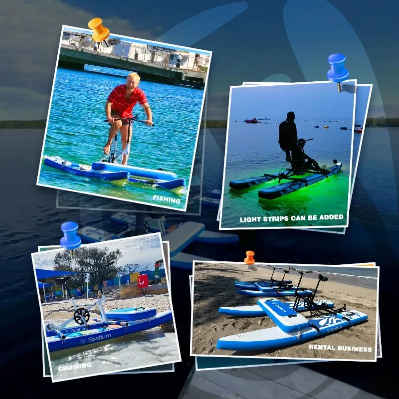 New Products Upgraded Water Bicycle High-strength Alloy Gates Pedal System Water Bike