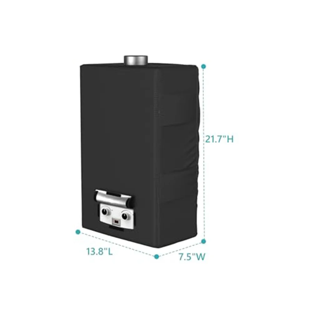 Tankless Water Heater Cover Built for 10L 2.64 GPM Portable Models Providing Reliable Shield Against Sun Rain and Debris