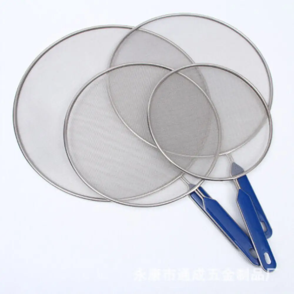 Durable Guards Mesh Cooking Frying Grease Splatter Screen Splash Cover Pan Mesh Guard Screen Guard Oil Net