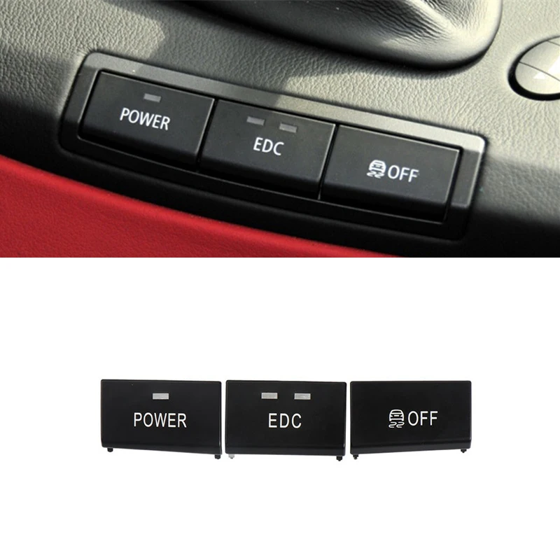 Car Center Console Switch Button Multi-function Switch OFF EDC POWER Button for BMW 3 Series M3 E90 E92 E93 2005-2012 6131784113