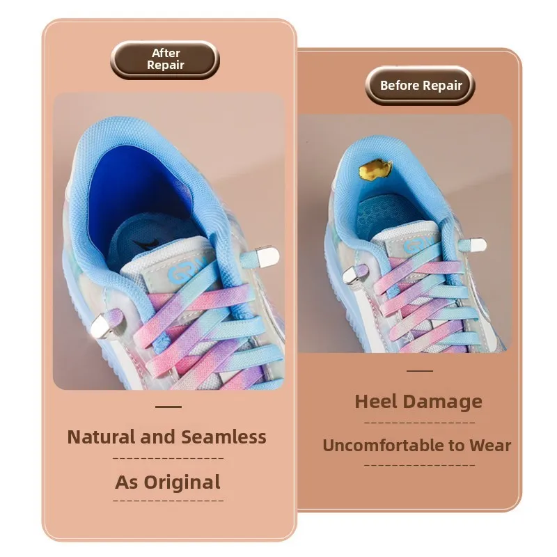 Self-Adhesive Sport Shoes Heel Wear Repair Patch Inner  Tear Hole Sticker Anti-Wear Foot Protection Patch Invisible Repair