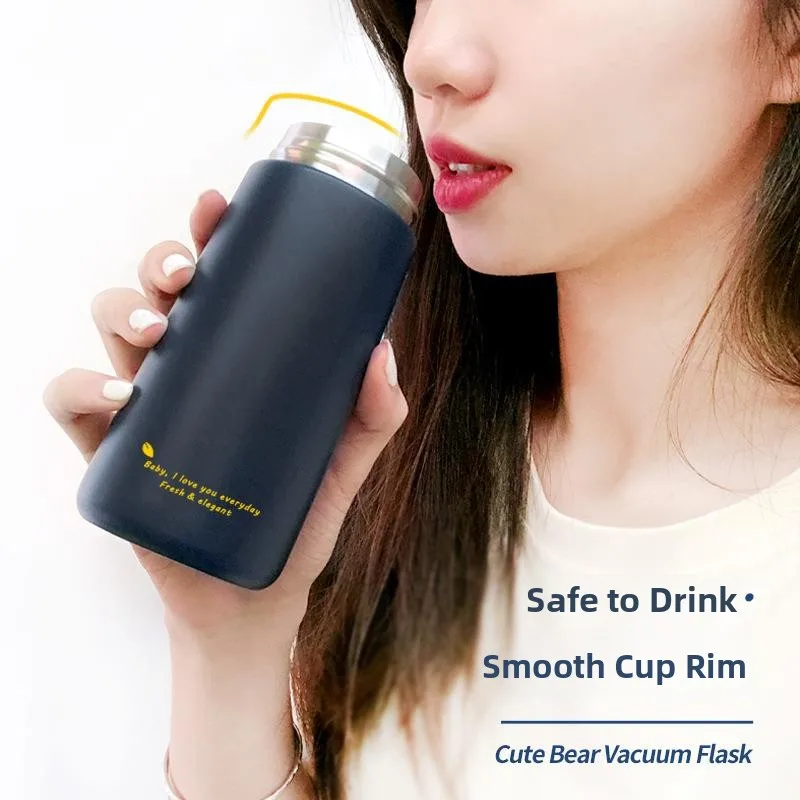 

Portable Creative Insulated Water Bottle Korean Style Bag Water Cup New Design for Men And Women Stainless Steel