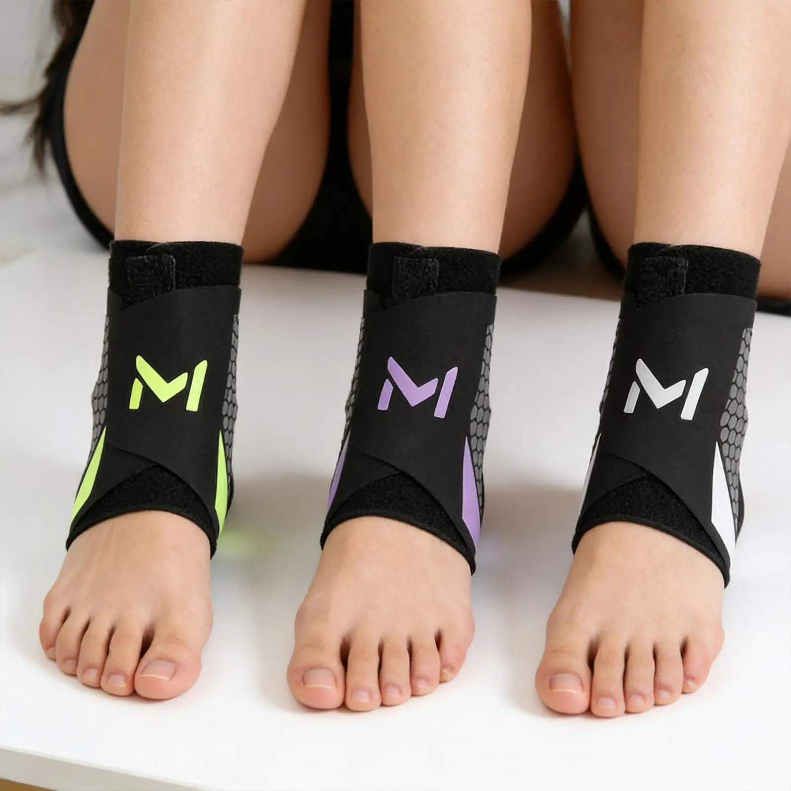 Ankle Sleeve Breathable Sports Sleeve Foot Brace Ankle Support Strap for Exercise Fitness Walking Running Hiking Cycling Skating - Image 6