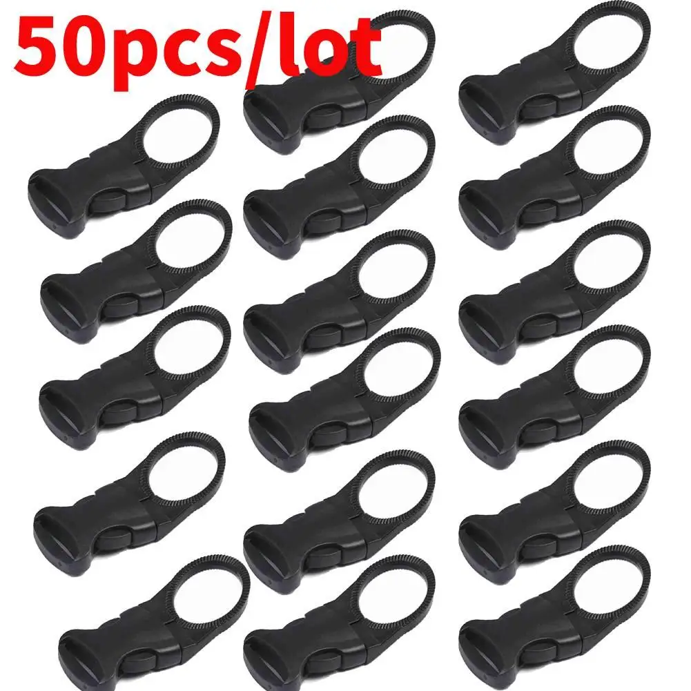 50pcsWater Bottle Holder Clip Outdoor NylonClimb Carabiner Belt Backpack Hanger Camp Carabiner Belt Clip