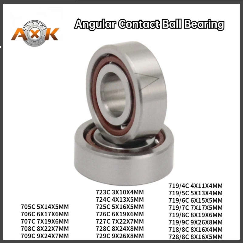 Miniature Angular Contact Ball Pairing Combination 705 5X14X5 706 707 708 8X22X7 709 C AC DB DF DT P5 ABEC-5