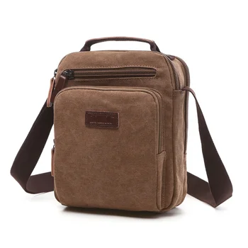 Nova lona vertical sacos de escola alta qualidade saco do mensageiro bolsa ombro grande capacidade bolsa pequena praça
