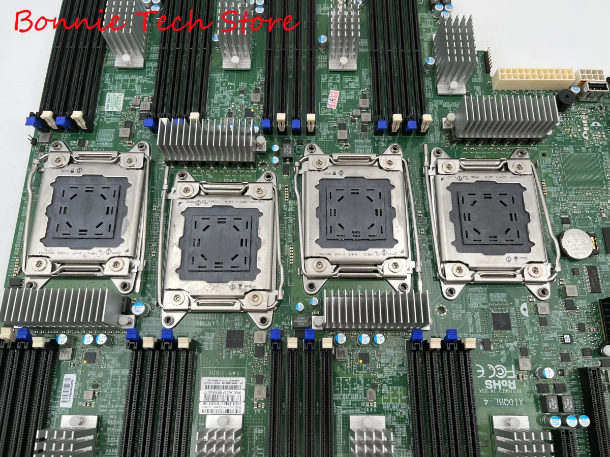 X10QBL-4 Supermicro マザーボード、クアッド ソケット R1 (LGA 2011)、Xeon プロセッサ E7-8800 v4/v3、E7-4800 v4/v3 ファミリ用