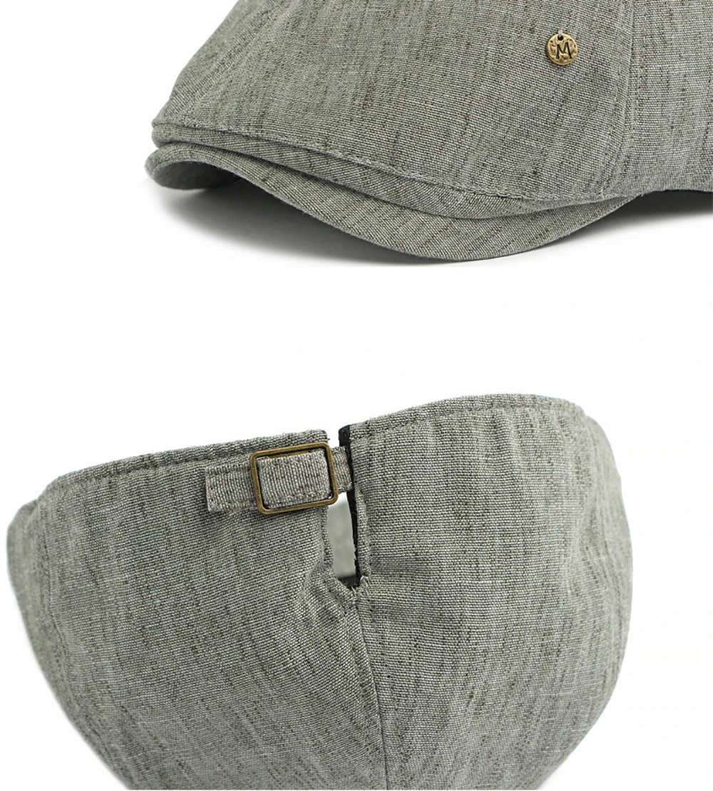 HT5100 Herren- und Damen-Baskenmützen, Vintage Künstler-Mütze, Frühling-Sommer Ivy Flatcap, Achteckige Baskenmütze für Männer und Frauen – Detail 6