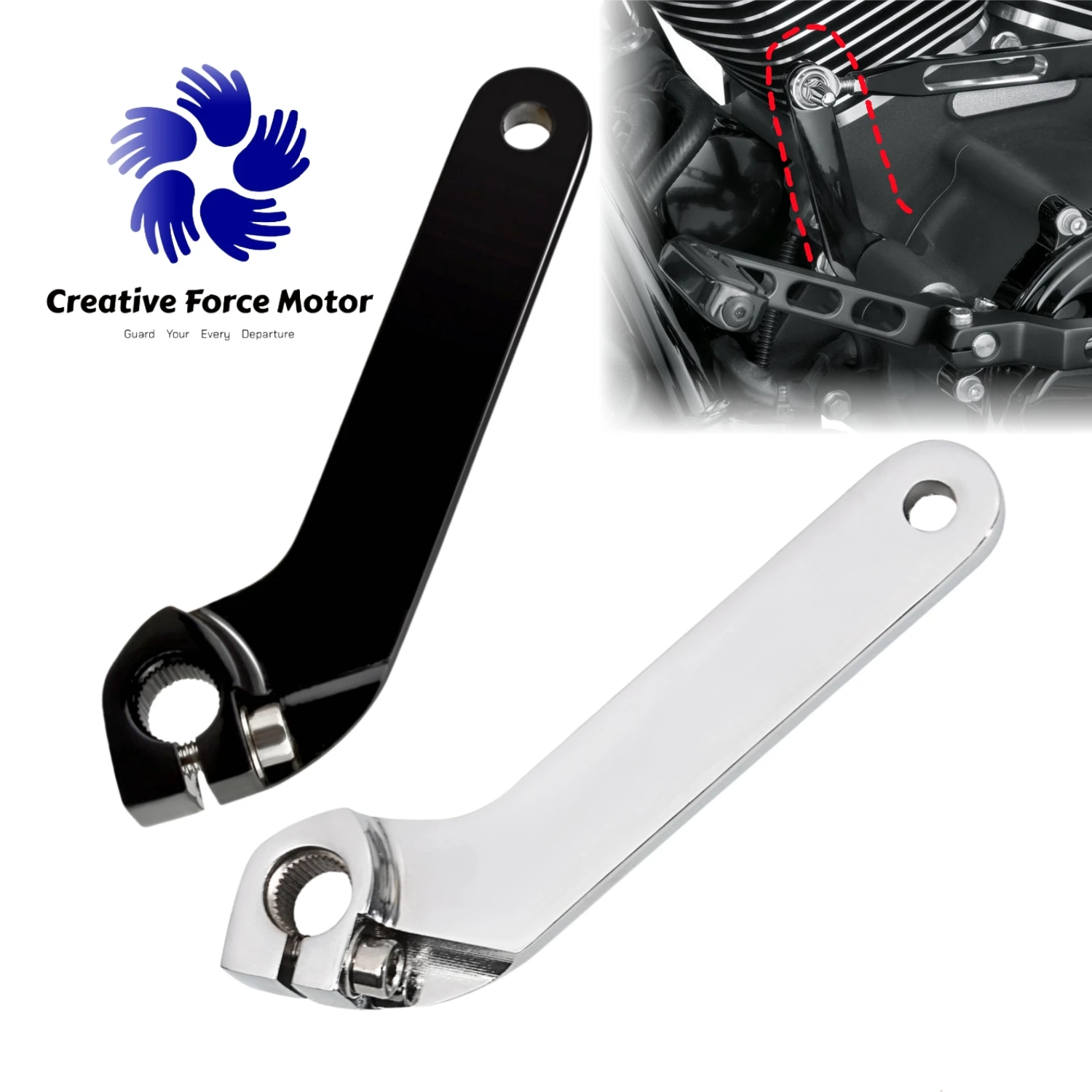 

Steel Inner Shift Rod Motorcycle Shifter Shaft Lever For Harley Davidson Touring Tri Glide CVO Road King Electra Glide 1984-2016
