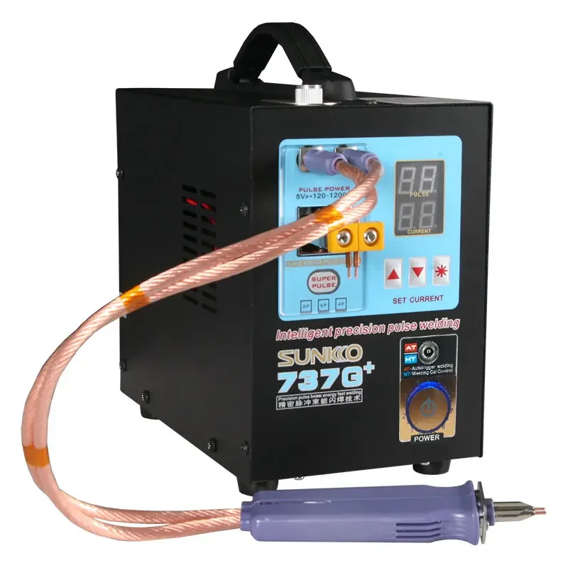

Sunkko 220V/110V Customized 737G+ Spot Welder For Cylindrical Battery 18650 32700
