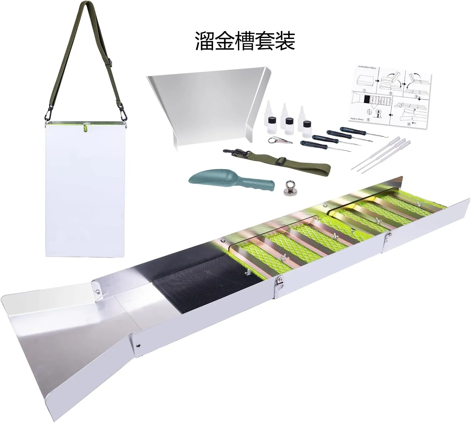 

Новый портативный резиновый сепаратор для золотодобычи (не требующий электричества)