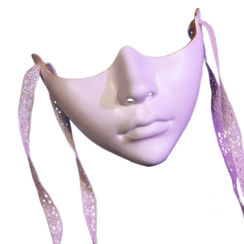 Mask Half Face Mask For Women Men Cosplay Party Photography Props image 5