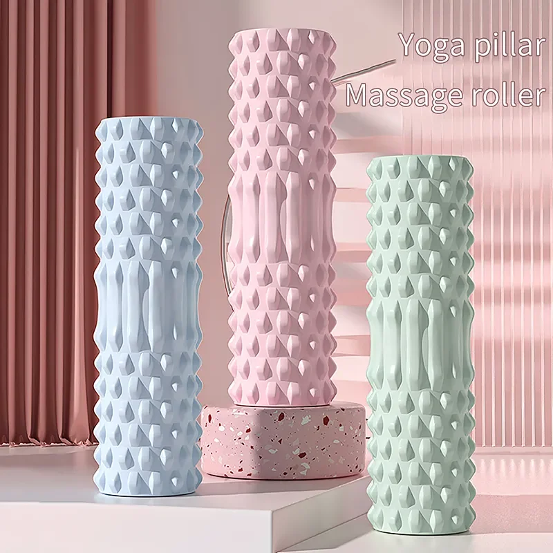 HIGH-Density Muscle Massage Foam Roller for Back Pain Relief & Muscle Recovery in Legs & Arms 1