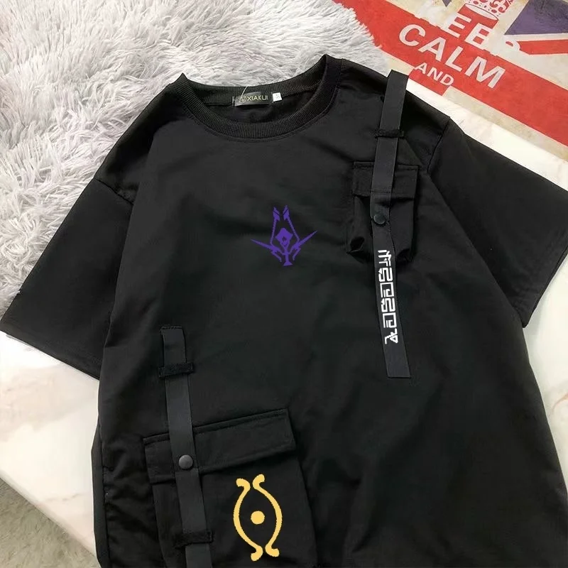 Dio originale attorno ai vestiti Senor T-shirt a maniche corte studenti e studentesse pantaloncini cargo set due yuan marea estiva