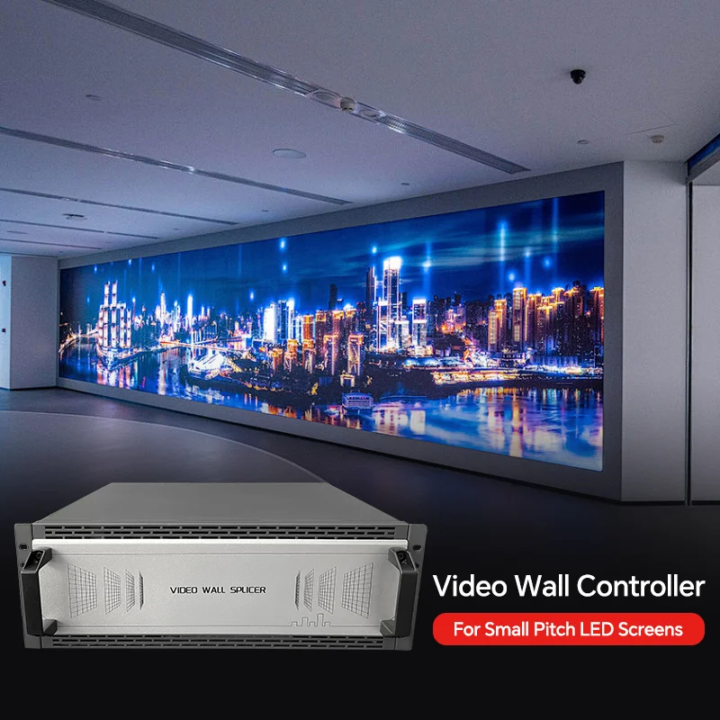 8x8 HDM I Multi-Interface Ultra HD 4K Multi-Screen Video Wall Controller for Indoor Control Rooms with 1 Year Warranty