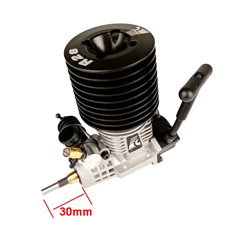 Methanol Vehicle Nitro Engine for Rc Car 1/8 Buggy Monster Truggy FC 28 Engine 4.58CC Pull Starter Engine Carburetor