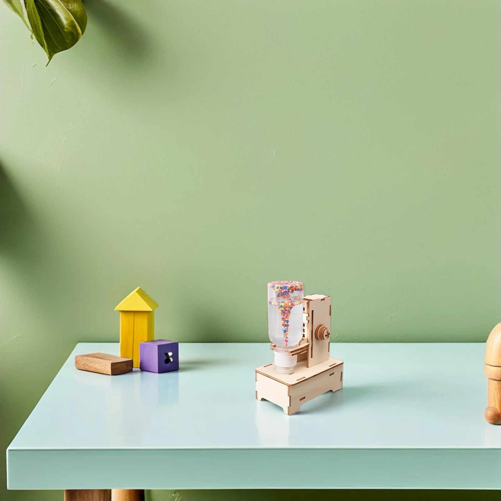 Zestaw do eksperymentów naukowych Tornado, 2 szt., edukacyjny zestaw STEM, nauka fizyki, gadżet na biurko dla dzieci, do nauki w domu