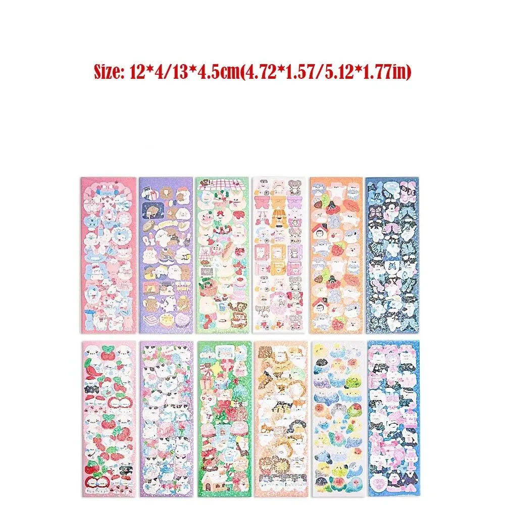 20 قطعة ملصقات كرتونية جديدة ذاتية الصنع لا تكرار كوب ماء مقاوم للماء ملصقات كتيب ملصقات لوازم مكتبية للمدرسة #6