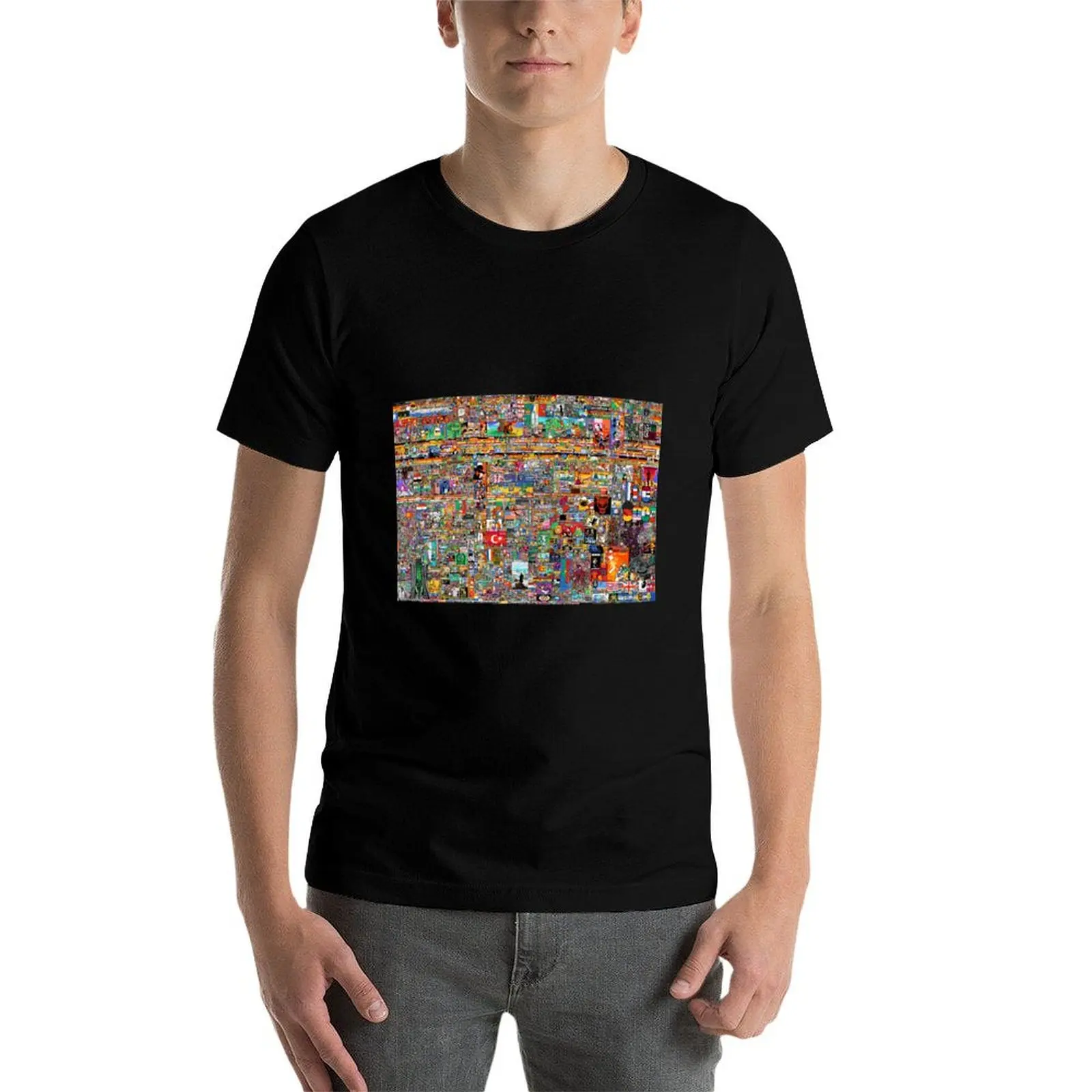 Reddit Place 2023 Merch، Reddit r/place 2023, r/place 20223, Merch, Poster Pixel, Final Poster, Final Sticker T-shirt