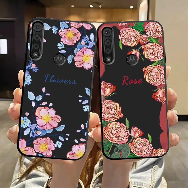 For Moto One Macro One 5G UW Ace Case Panda Soft Silicone Back Cover For Motorola Moto One 5G Ace Phone Case Shockproof Fundas
