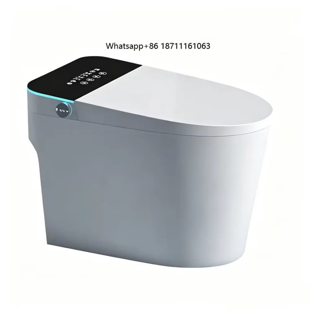 Modern High End Water Saving Quiet Flush Anti Odor Ambient Light Full Bidet Functions Smart Toilet for Home Bathroom Use