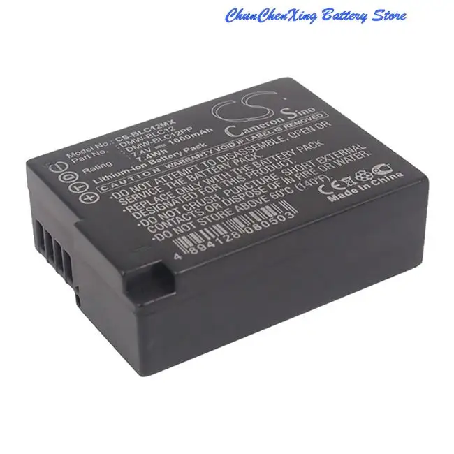 بطارية 1000 مللي أمبير في الساعة لـ Leica V-Lux 4، Leica Q، لـ Sigma DP1Q، DP2Q، DP3Q، لباناسونيك DMC-G5K DMC-GH2S